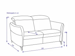 Sale Sofa 2 Sitzer MAINHAUSEN Einzelsofas