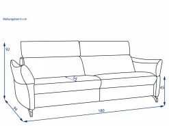Online Sofa 2,5 Sitzer MAINSTADT Polstermöbel|Einzelsofas