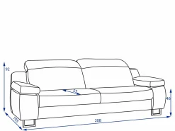 Online Sofa 2,5 Sitzer HAGEN Polstermöbel|Einzelsofas