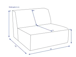 Outlet Sofaelement CROSWELL Sofaelemente