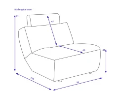 Best Sofaelement AVEIRO Sofaelemente