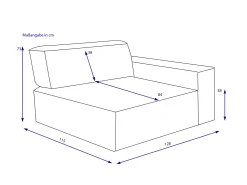 Discount Sofaelement FELISSO Sofaelemente