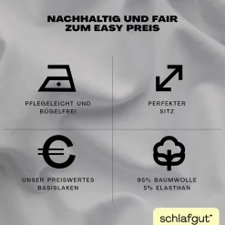 Online Spannbettlaken EASY Jersey Spannbettlaken|Spannbetttücher