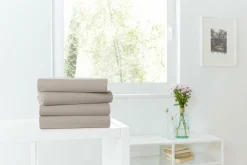 Online Spannbettlaken Jersey kiesel Spannbettlaken|Spannbetttücher