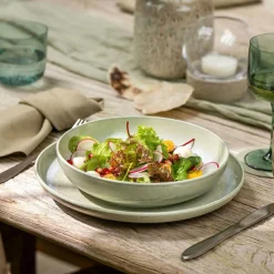 Clearance Speiseteller PERLEMOR ALGA Geschirr|Gedeckter Tisch