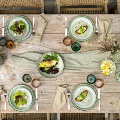 Clearance Speiseteller PERLEMOR ALGA Geschirr|Gedeckter Tisch