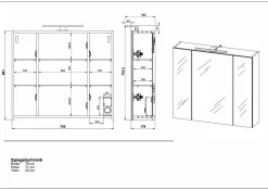 Outlet Spiegelschrank Spiegelschränke|Spiegelschränke