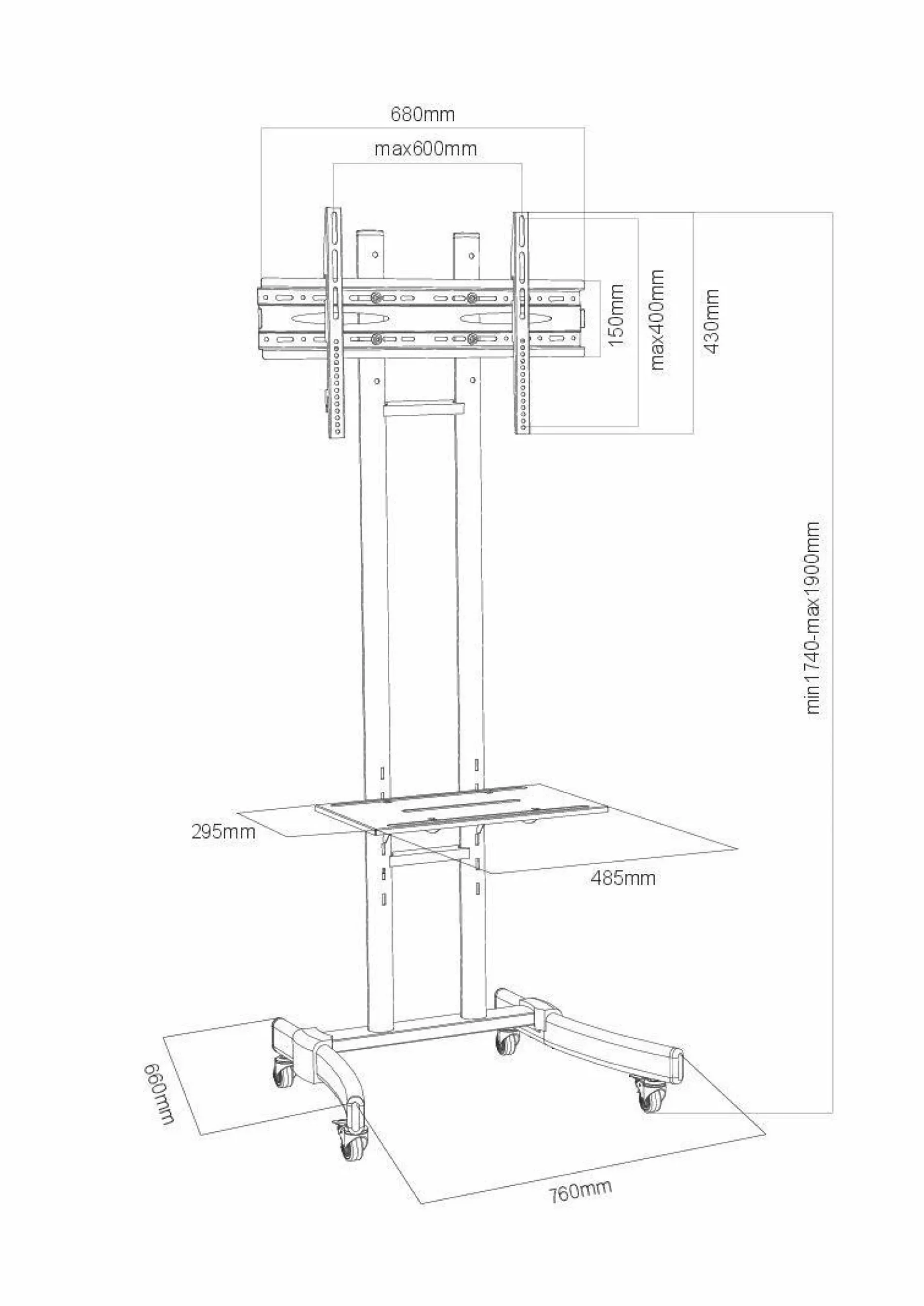 Clearance Standfuß B-MS MS B-MS Sonstige