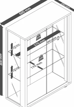 Best Standvitrine Sintalo Vitrinen