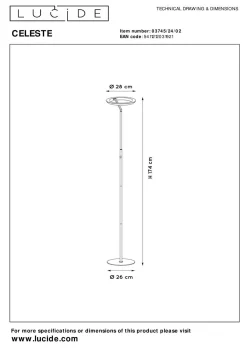 Clearance Stehleuchte CELESTE Stehleuchten|Stehlampen