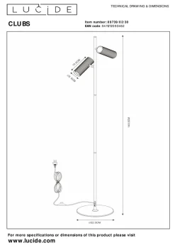 Sale Stehleuchte CLUBS Stehleuchten|Stehlampen