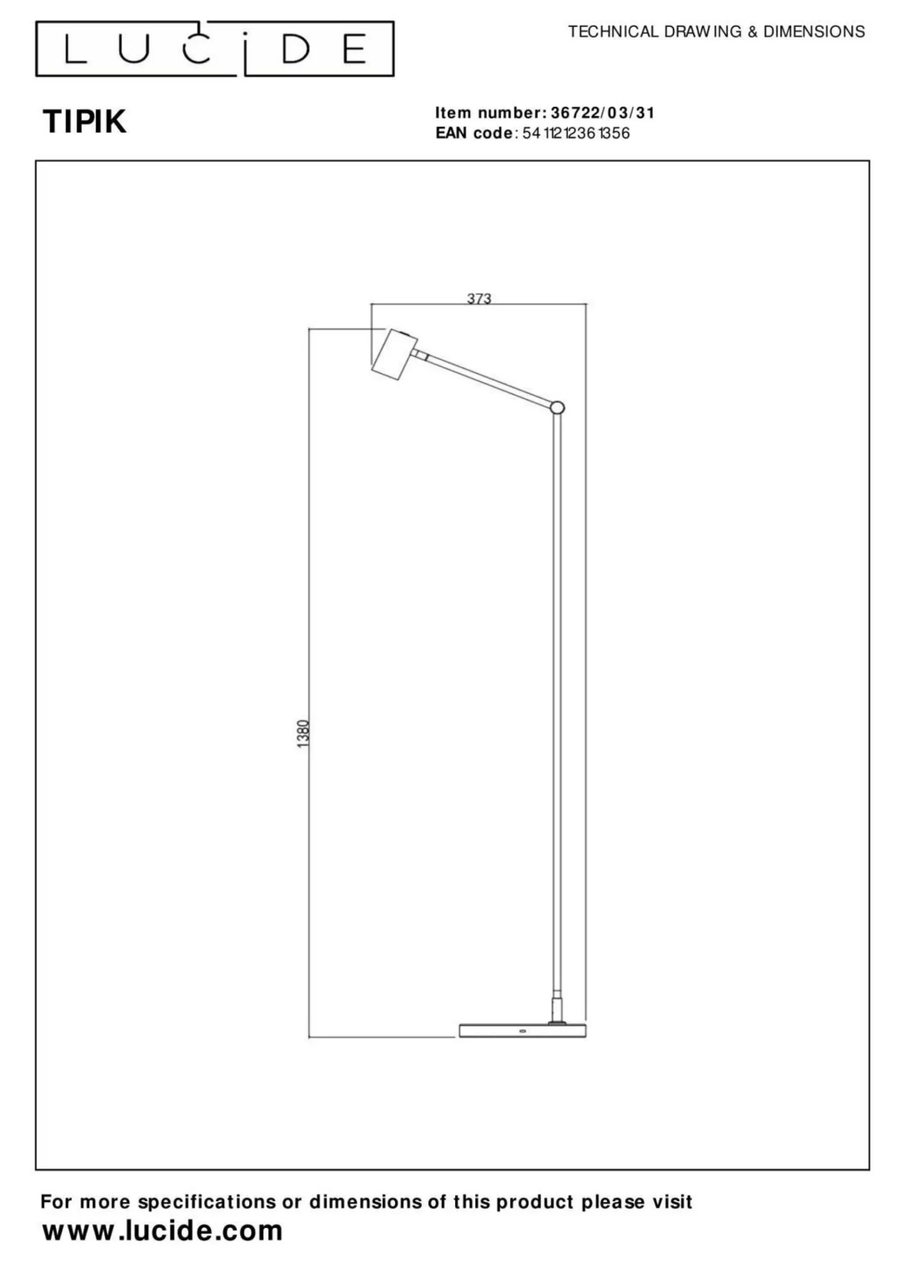 Hot Stehleuchte TIPIK Stehleuchten|Stehlampen