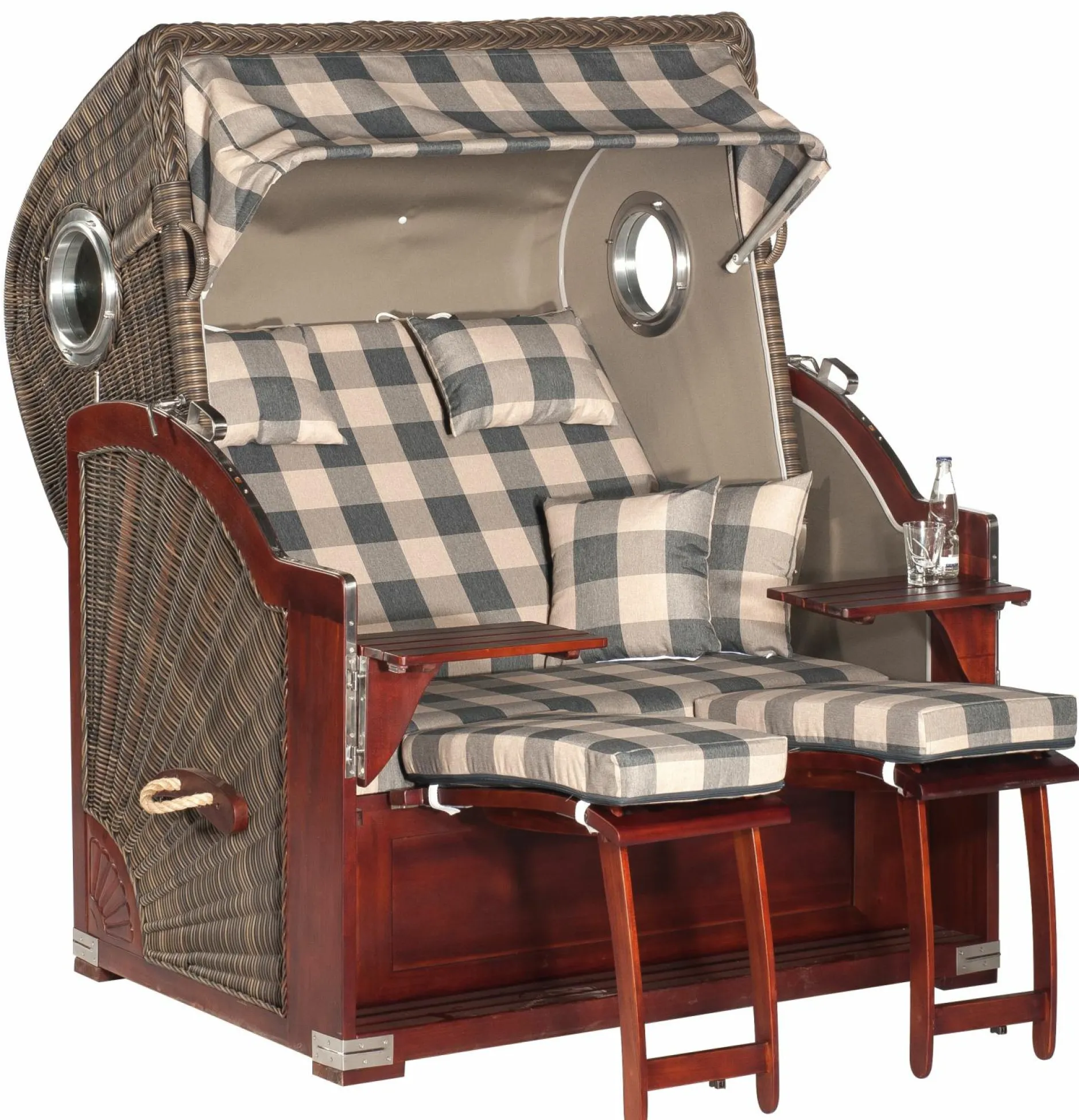 Best Strandkorb RUSTIKAL 500 + C Strandkörbe|Strandkörbe