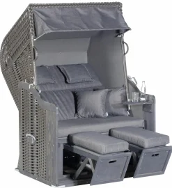 Online Strandkorb RUSTIKAL 255 PLUS Strandkörbe|Strandkörbe