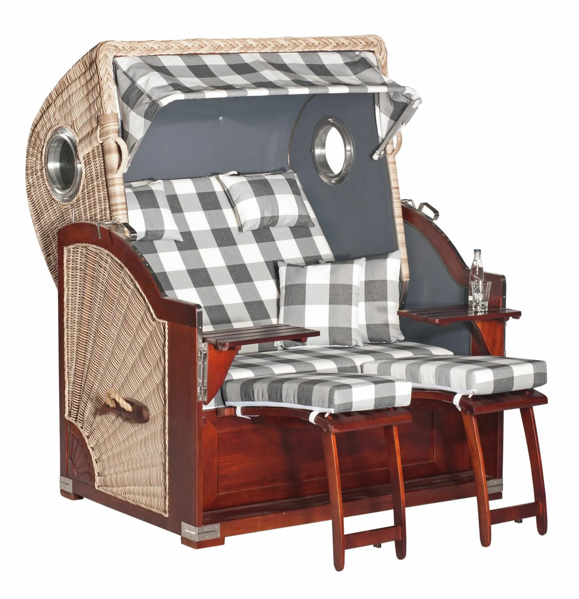 Hot Strandkorb RUSTIKAL 500 PLUS C Strandkörbe|Strandkörbe