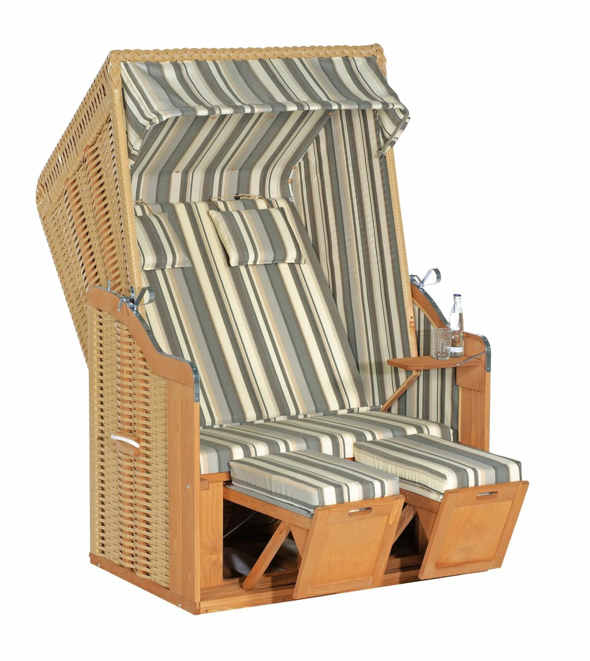 Clearance Strandkorb RUSTIKAL 50 PLUS Strandkörbe|Strandkörbe