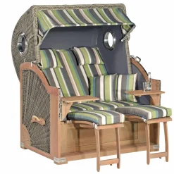 Clearance Strandkorb RUSTIKAL 500 PLUS C Strandkörbe|Strandkörbe