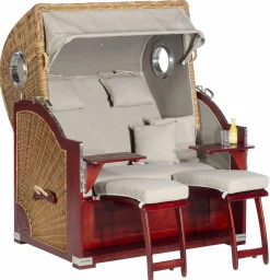 Hot Strandkorb RUSTIKAL 500 PLUS C Strandkörbe|Strandkörbe