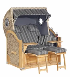 Strandkorb RUSTIKAL 500 PLUS C Strandkörbe|Strandkörbe