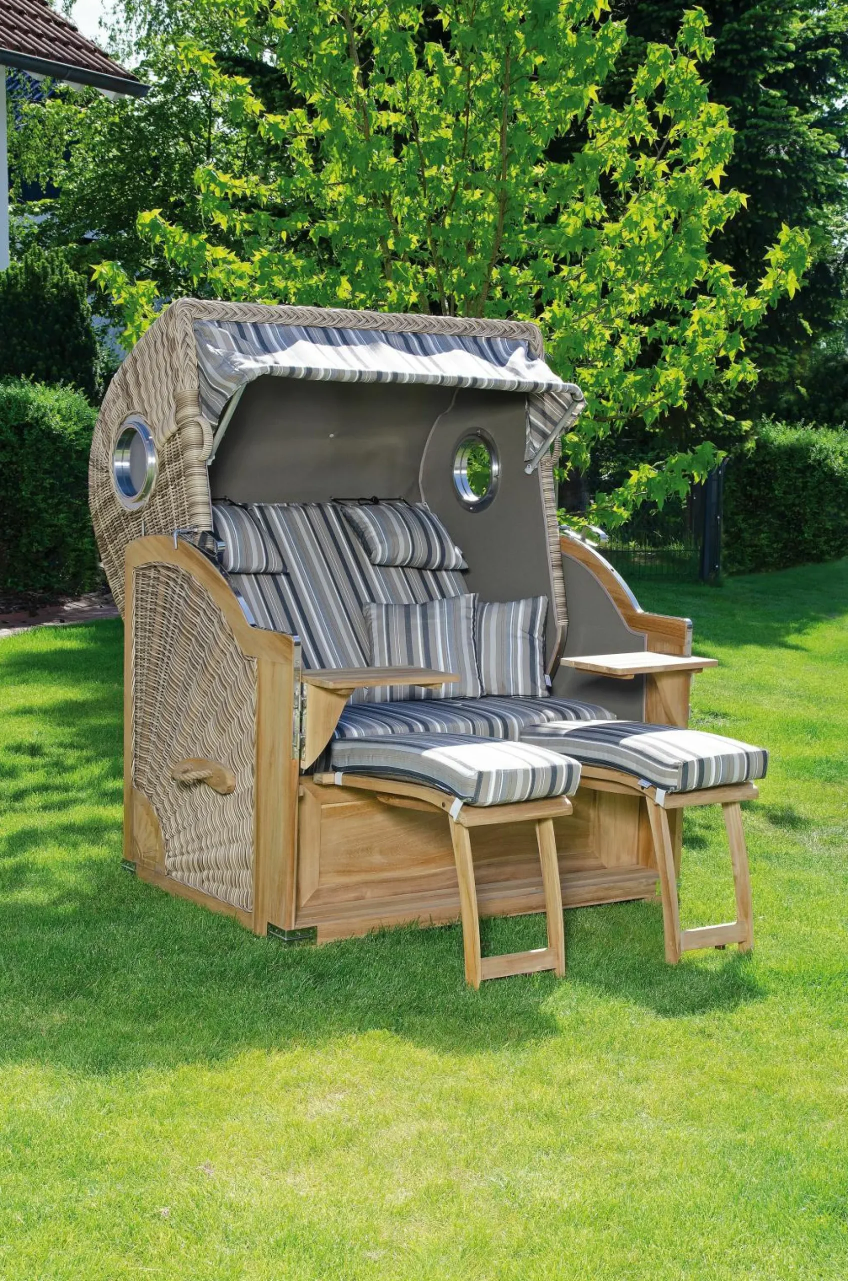 Strandkorb RUSTIKAL 500 PLUS C Strandkörbe|Strandkörbe