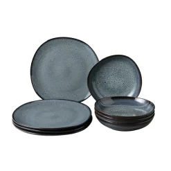 Outlet Tafelservice LAVE GRIS Geschirr|Gedeckter Tisch