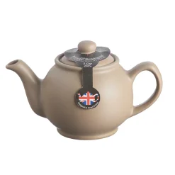 Discount Teekanne taupe matt Geschirr