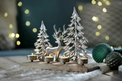 Hot Teelichthalter Baum/Rentier Kerzen|Weihnachtsdekoration