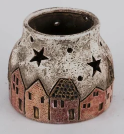 New Teelichthalter Häuser Kerzen|Weihnachtsdekoration