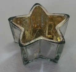 Clearance Teelichthalter STERN Kerzen