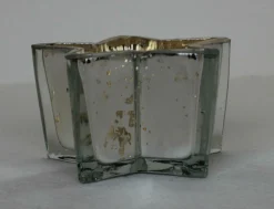 Clearance Teelichthalter STERN Kerzen