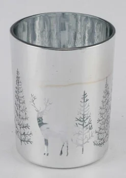 Online Teelichthalter Tanne/Reh Kerzen
