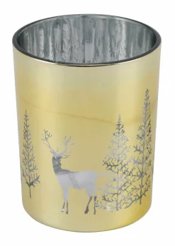 Outlet Teelichthalter Tanne/Reh Kerzen