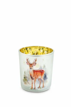 Online Teelichthalter Waldlandschaft Country Christmas|Kerzen