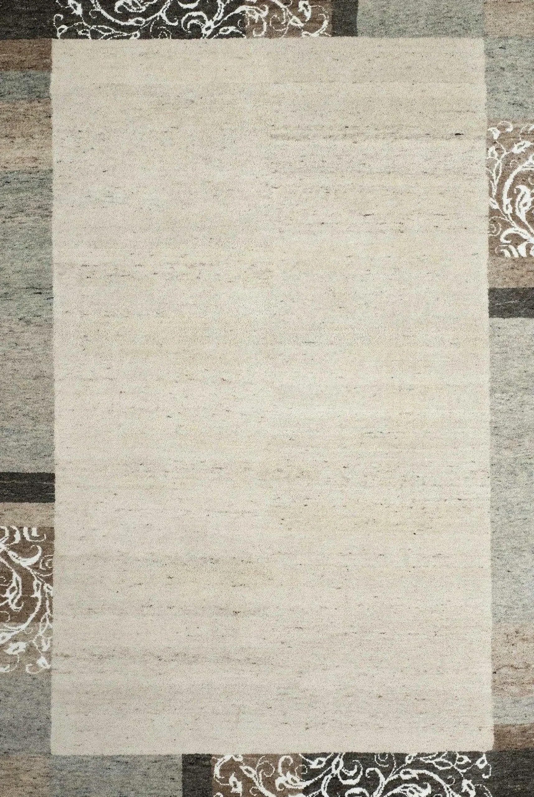 Discount Teppich B554 OCEAN-bg Nepal Teppiche