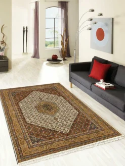 Teppich BENARAS Bidjar beige Klassische Orientteppiche
