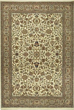Clearance Teppich BENARAS Isfahan beige Klassische Orientteppiche