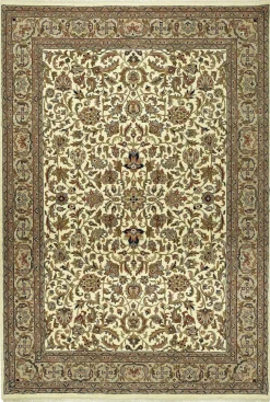 Hot Teppich BENARAS Isfahan beige Klassische Orientteppiche