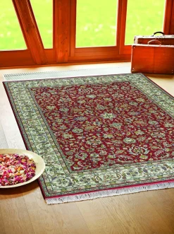 Clearance Teppich BENARAS Isfahan rot Klassische Orientteppiche