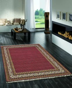 New Teppich BIKANER Mir rot Klassische Orientteppiche