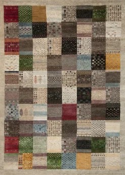 Online Teppich Fars SUPER grey beige Gabbeh Teppiche