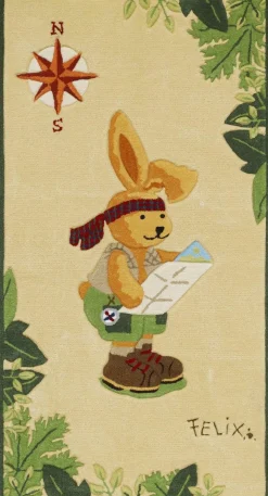 Hot Teppich FELIX DER HASE Kinder Kinderteppiche|Kinderteppiche