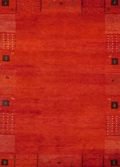 Discount Teppich FLAIR rot Gabbeh Teppiche