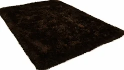 Hot Teppich FLOCATIC braun Langflor Teppiche