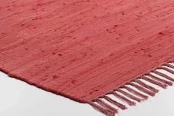 Discount Teppich HAPPY COTTON rot Wollteppiche