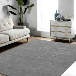 Discount Teppich LEINEN DE LUXE Faser Teppiche