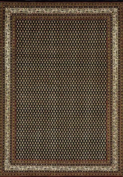 Discount Teppich NARGIS Mir dunkelblau Klassische Orientteppiche