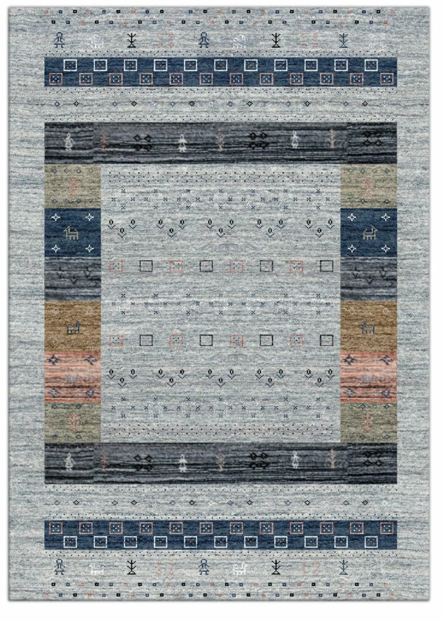 Outlet Teppich NEW YORK SUPER 2499 Gabbeh Teppiche