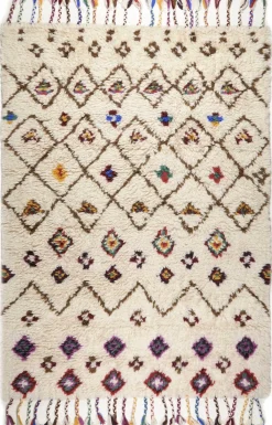 Sale Teppich NOMADIC-DESIGN beige Wollteppiche