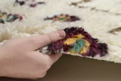 Outlet Teppich NOMADIC-DESIGN beige Wollteppiche