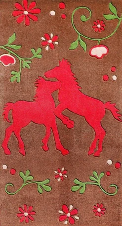 Hot Teppich PFERDEFREUNDE Kinder Kinderteppiche|Kinderteppiche